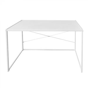 Table de cuisine - table bureau - 75 x 75 cm - blanc - VDD World