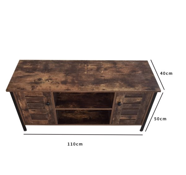 Meuble TV Tough - buffet industriel - 110 cm de large - VDD World