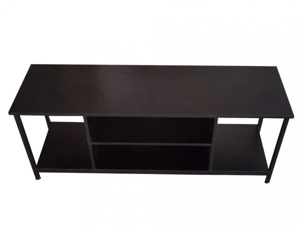 Meuble TV Tough - meuble buffet industriel - 130 cm de large - noir - VDD World FR