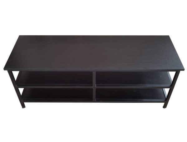 Meuble TV Tough - buffet industriel - 120 cm de large - noir - VDD World