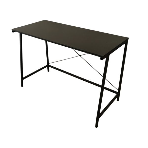 Bureau - table d'ordinateur portable - table d'ordinateur - industriel - noir - VDD World