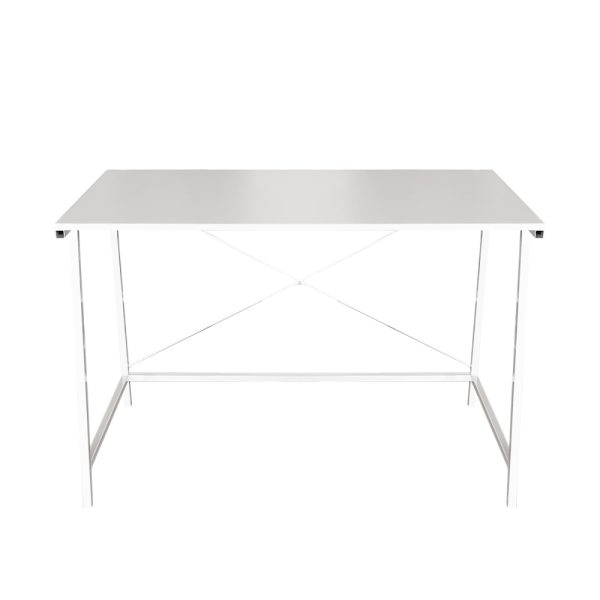 Desk Stoer - table pour ordinateur portable - table d'ordinateur - industriel - blanc - VDD World