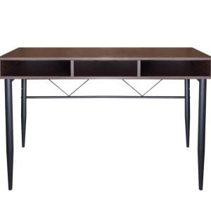 Bureau ''Stoer'' - table d'appoint hall ou couloir - style industriel vintage - marron foncé