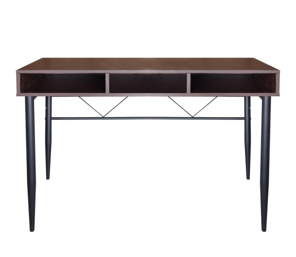 Bureau ''Stoer'' - table d'appoint hall ou couloir - style industriel vintage - marron foncé - VDD World