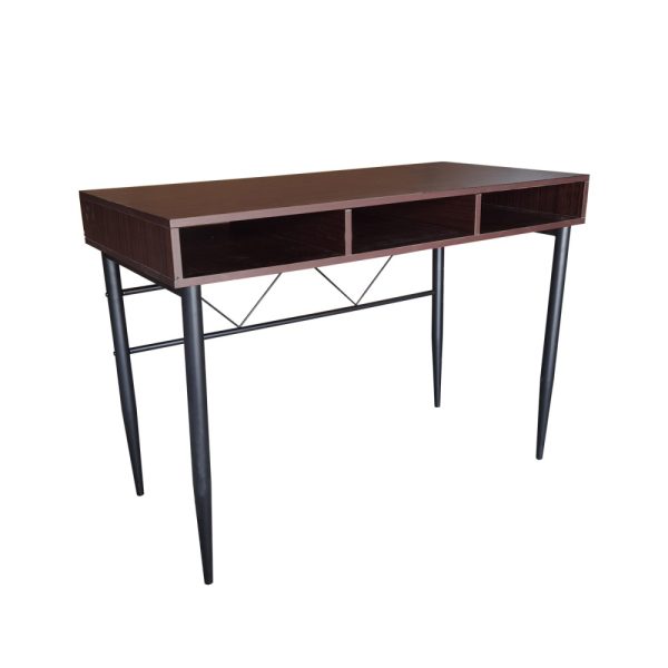 Bureau ''Stoer'' - table d'appoint hall ou couloir - style industriel vintage - marron foncé - VDD World