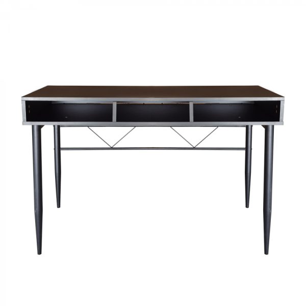 Bureau ''Stoer'' - table d'appoint hall ou couloir - style industriel moderne - noir - VDD World