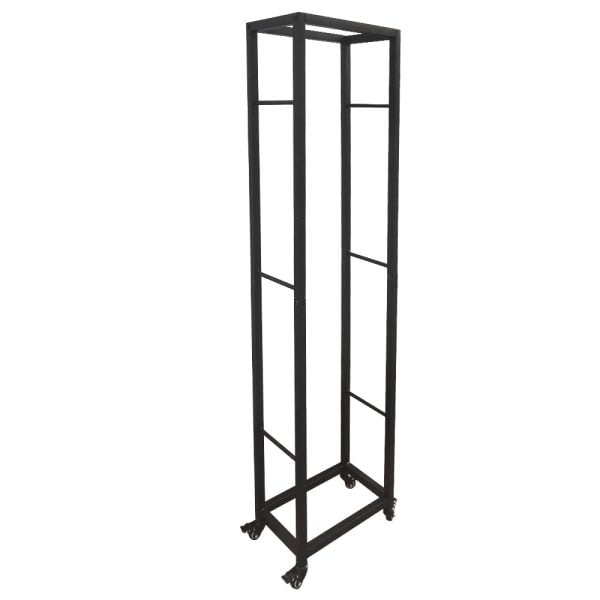 Support de stockage de bois de chauffage mobile - stockage du bois - 40 cm x 160 cm de haut - VDD World