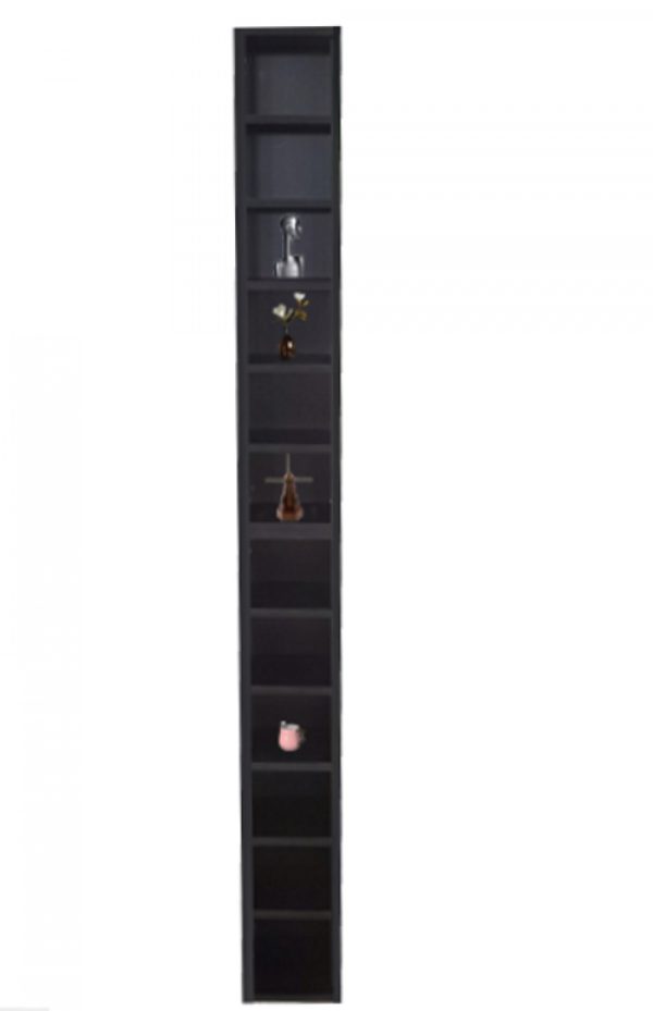 Meuble à étagères - armoire murale étroite et haute - meuble de rangement pour CD - hauteur 183 cm - VDD World