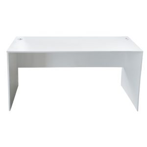 Bureau - table pour ordinateur portable - 140 cm de large et 50 cm de profondeur - blanc