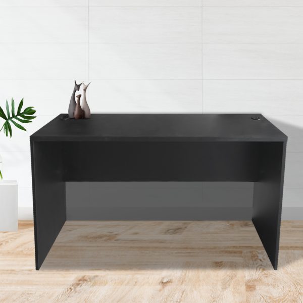 Bureau - meuble informatique - 140 cm de large et 50 cm de profondeur - noir - VDD World