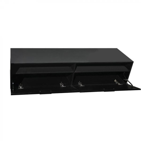 Meuble TV - meuble buffet TV - 160 cm de large - noir - VDD World