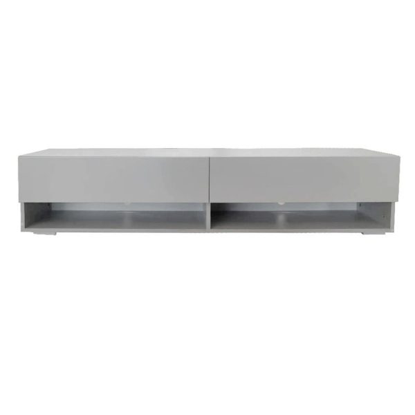 Meuble TV Buffet TV Wander suspendu 140 cm de large gris - VDD World