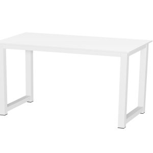 Table de bureau - table de cuisine - largeur 110 cm - blanc