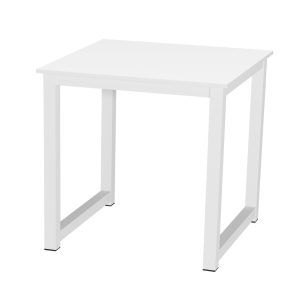 Table de cuisine - table bureau - 75 x 75 cm - blanc