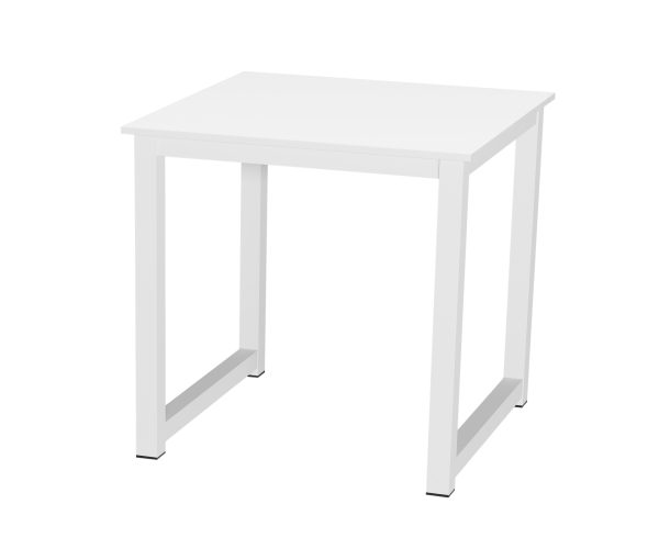 Table de cuisine - table bureau - 75 x 75 cm - blanc - VDD World