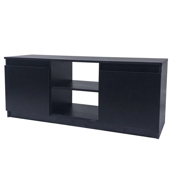 Buffet meuble TV noir 120 cm de large - VDD World