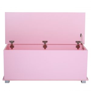 VDD Coffre de rangement - coffre à jouets - coffre à couvertures - largeur 100 cm - rose