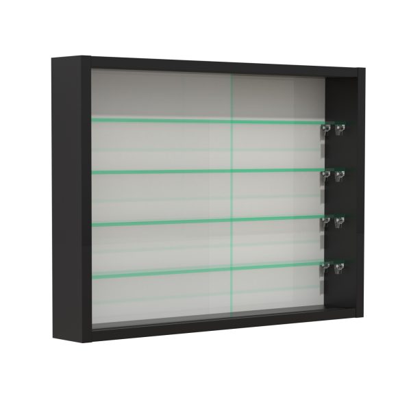 VDD Vitrine debout vitrine murale suspendue - étagères en verre de 4,5 cm de profondeur - VDD World