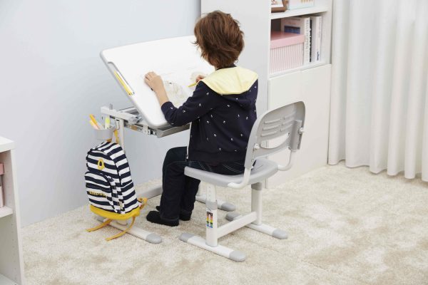 Table à dessin de bureau pour enfants avec chaise de bureau - réglable en hauteur de manière - VDD World
