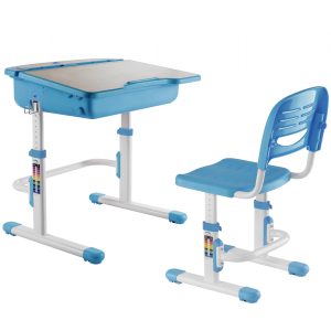 Bureau pour enfants avec chaise de bureau - réglable en hauteur de manière ergonomique