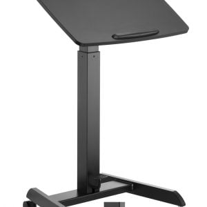 Bureau assis debout table d'ordinateur portable - bureau de présentation - mobile