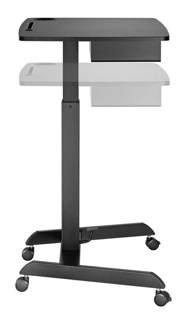 Bureau assis debout table d'ordinateur portable - bureau de présentation - mobile - VDD World