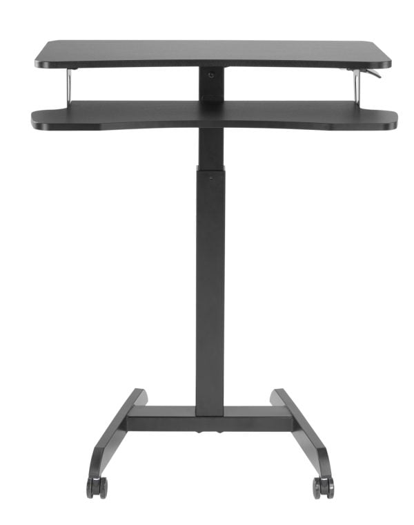 Table d'ordinateur portable de bureau assis-debout - mobile - réglable en hauteur - VDD World