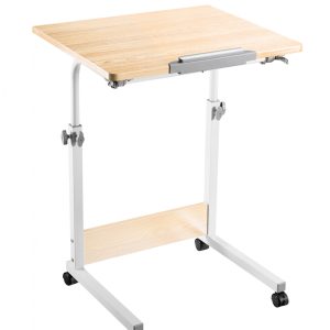 Table d'ordinateur portable bureau mobile - pupitre - réglable en hauteur 68 - 96 cm