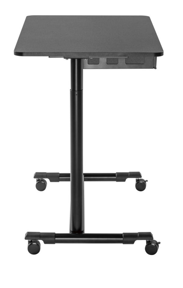 Bureau assis debout mobile - table pour ordinateur portable - réglable en hauteur - 91,5 x 56 cm - VDD World