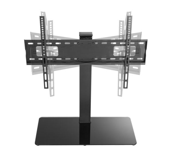 Meuble TV - Support TV - sur table - rotatif - hauteur réglable de 67 cm à 79 cm - VDD World