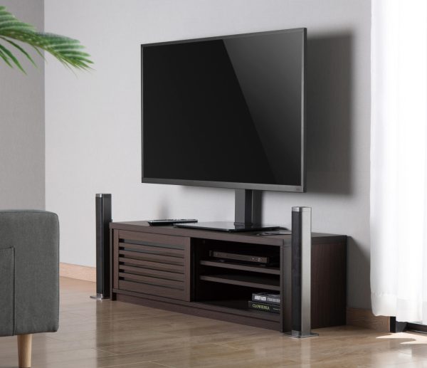 Meuble TV - meuble TV - modèle de table - rotatif - réglable en hauteur de 36 cm à 55 cm - VDD World