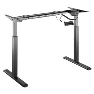 Structure de bureau assis-debout - réglable en hauteur électriquement - taille du bureau 120 à 180