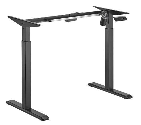 Cadre de bureau assis-debout - réglable en hauteur électriquement - taille du bureau 100 à 160 cm - VDD World