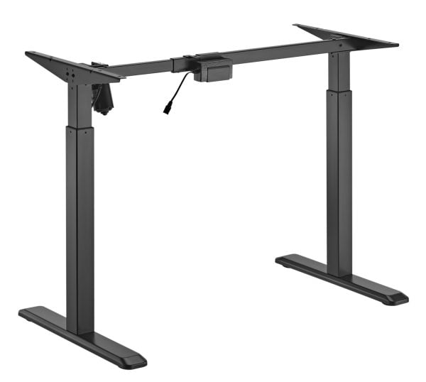 Cadre de bureau assis-debout - réglable en hauteur électriquement - taille du bureau 100 à 160 cm - VDD World