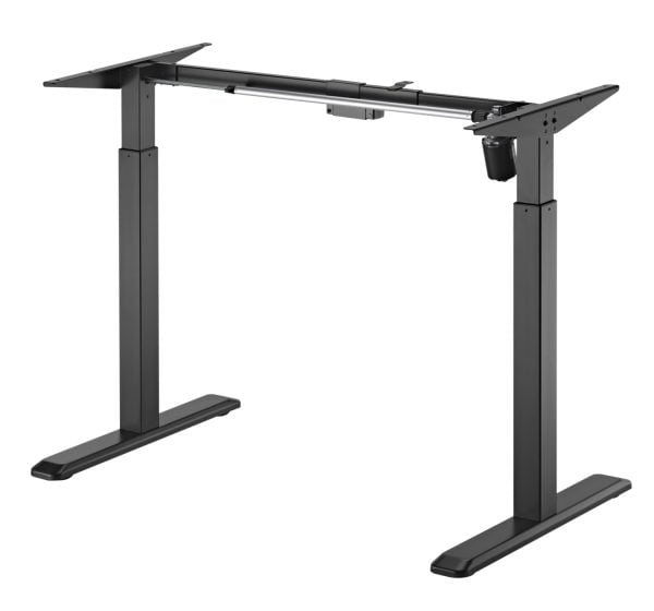 Cadre de bureau assis-debout - réglable en hauteur électriquement - taille du bureau 100 à 160 cm - VDD World