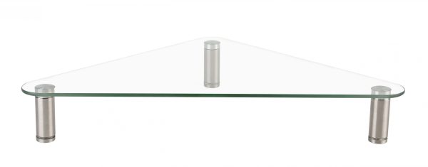 Écran d'affichage modèle d'angle de colonne montante triangle réglable en aluminium verre - VDD World