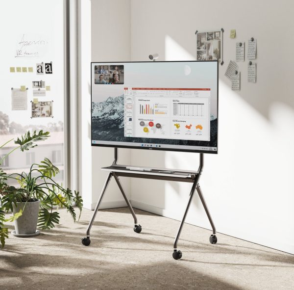 Trépied standard TV mobile - écran TV jusqu'à 86 pouces - capacité de charge 120 kg - VDD World