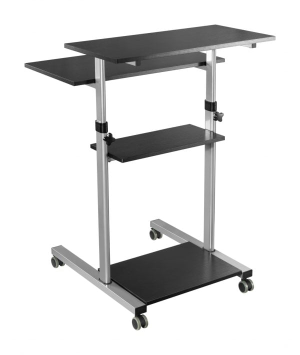 Bureau assis debout table d'ordinateur portable poste de travail - lutrin lutrin - mobile - VDD World