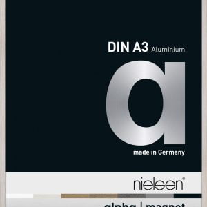 Chargeur frontal interchangeable Nielsen Alpha Magnet aluminium format A3 Whitewash