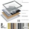 Chargeur frontal à châssis interchangeable Nielsen Alpha Magnet aluminium format 50 cm x 70 cm Ar – Image 2