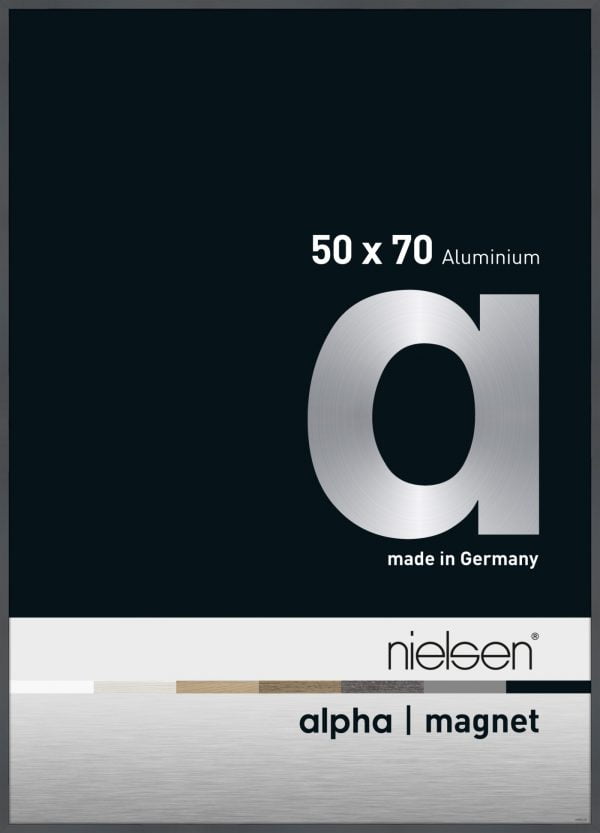 Chargeur frontal à châssis interchangeable Nielsen Alpha Magnet aluminium format 50 cm x 70 cm Br - VDD World
