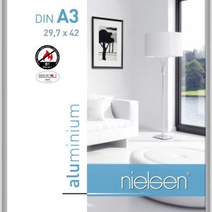 Cadre photo affiche cadre A3 ignifuge ignifuge cadre photo argent aluminium B1 certification DIN 41