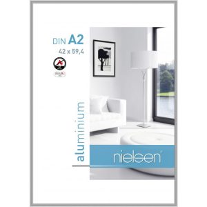 Cadre photo affiche cadre A2 ignifuge ignifuge cadre photo argent aluminium B1 certification DIN 41