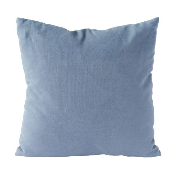 Coussin décoratif coussin décoratif Uni 45 x 45 cm bleu - VDD World