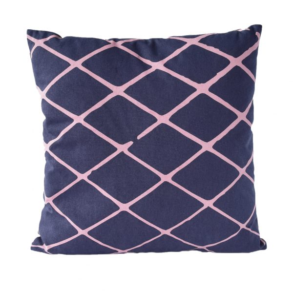 Coussin décoratif coussin décoratif Diamond 45 x 45 cm bleu rose - VDD World