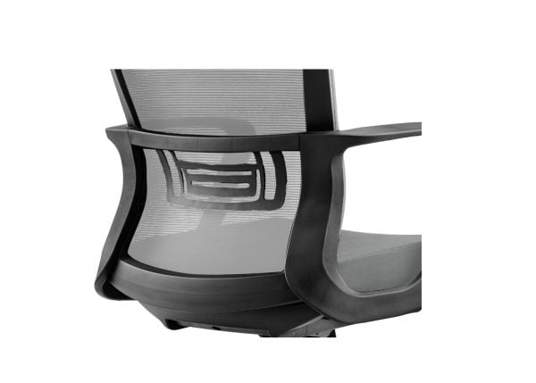 Chaise de bureau - chaise de bureau - réglable en hauteur - ergonomique - gris - VDD World