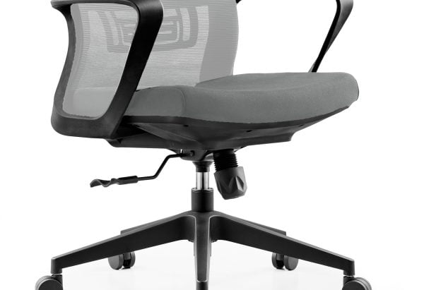 Chaise de bureau - chaise de bureau - réglable en hauteur - ergonomique - gris - VDD World