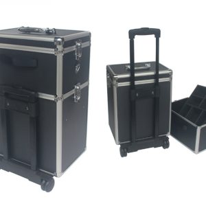 Valise de coiffure trolley - Valise de maquillage trolley - Valise de maquillage - Valise de beauté