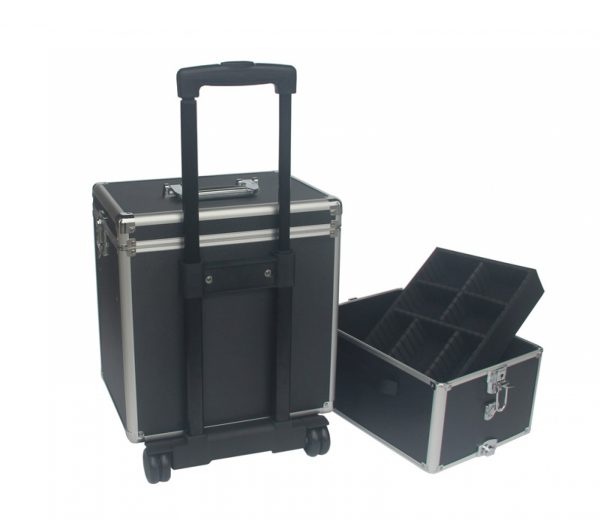 Valise de coiffure trolley - Valise de maquillage trolley - Valise de maquillage - Valise de beauté - VDD World