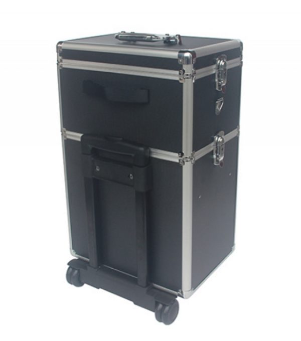 Valise de coiffure trolley - Valise de maquillage trolley - Valise de maquillage - Valise de beauté - VDD World